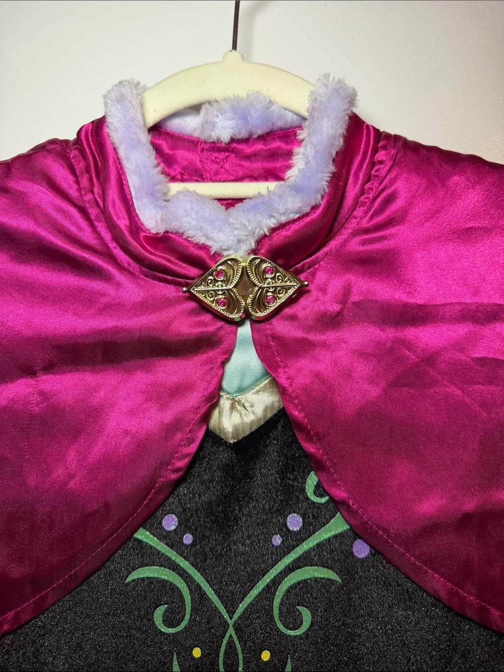 Princess Anna Costume Cape Dress